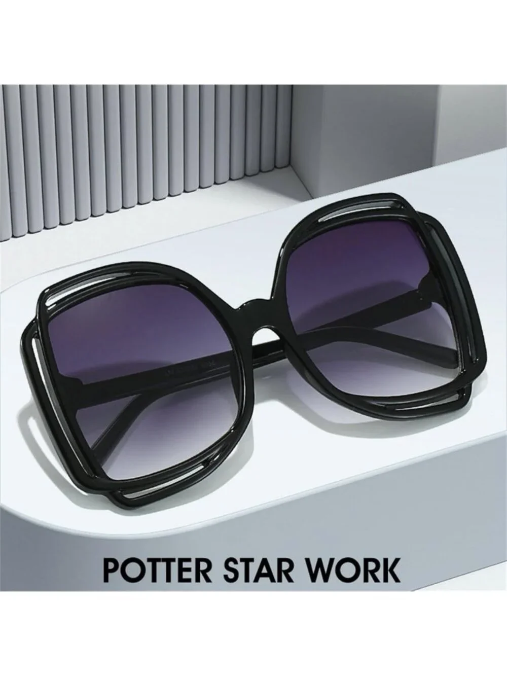 Oversized Round Butterfly Sunglasses for Women | Fashionable Cat Eye Shades for